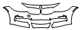 2014 BMW 328 Gran Turismo Bumper Kit - PPF
