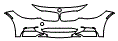 2018 BMW 3 Series  Gran Turismo M Sport Line Bumper Kit - PPF