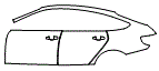 2018 BMW 3 Series Door and Rear Fender Kit - PPF