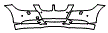 2006 BMW 325 Grille and Bumper Kit - PPF