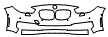 2014 BMW 550 Gran Turismo Luxury Line Bumper Kit - PPF