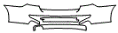 2015 BMW 550 Rear Bumper Kit - PPF