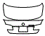 2014 BMW 528 Sedan Luxury Line Trunk Lid Kit - PPF