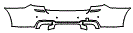 2013 BMW M5 Rear Bumper Kit - PPF
