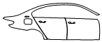 2020 BMW 5 Series Rear Fender and Door Kit - PPF