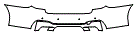 2020 BMW 5 Series Rear Bumper Kit - PPF