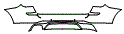 2017 BMW X3 Base Rear Bumper Kit - PPF
