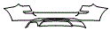 2017 BMW X3 Rear Bumper Kit - PPF
