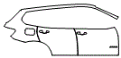 2015 BMW X3 Base Door and Rear Fender Kit - PPF