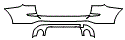 2020 BMW X3 Rear Bumper Kit - PPF