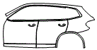 2021 BMW X3 Door and Rear Fender Kit - PPF