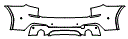 2020 BMW X3 Rear Bumper Kit - PPF