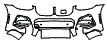 2019 BMW X3 Bumper Kit - PPF