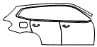 2021 BMW X3 Door and Rear Fender Kit - PPF