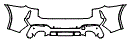 2024 BMW X3 M40i Rear Bumper Kit - PPF