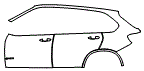 2015 BMW X5 Door and Rear Fender Kit - PPF