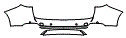 2016 BMW X5 eDrive Rear Bumper Kit - PPF