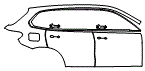 2021 BMW X5  xLine Door and Rear Fender Kit - PPF