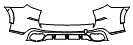 2023 BMW X5 Rear Bumper Kit - PPF