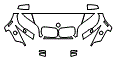 2010 BMW X5 Hood, Fender, Mirror and Bumper Kit - PPF