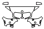 2008 BMW X5 Hood, Fender, Mirror and Bumper Kit - PPF