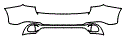 2018 BMW X6 Base Rear Bumper Kit - PPF
