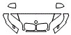 2012 BMW X6 Hood, Fender and Mirror Kit - PPF