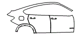 2015 BMW X6 Rear Fender and Door Kit - PPF