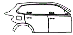 2020 BMW X5 Door and Rear Fender Kit - PPF