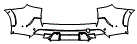 2021 BMW X5 X5 M Competition Rear Bumper Kit - PPF