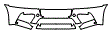 2012 BMW X6 M Bumper Kit - PPF