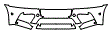 2013 BMW X5 M Bumper Kit - PPF