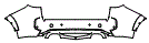 2016 BMW X5 M Rear Bumper Kit - PPF