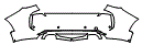 2017 BMW X6 M Rear Bumper Kit - PPF