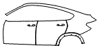 2016 BMW X6 M Door and Rear Fender Kit - PPF