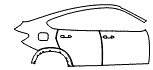 2018 BMW X6 M Rear Fender and Door Kit - PPF