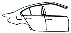 2023 BMW 3 Series 330e iPerformance Sport Line Door and Rear Fender Kit - PPF