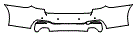 2022 BMW 5 Series Rear Bumper Kit - PPF