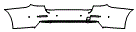 2022 BMW 5 Series Rear Bumper Kit - PPF