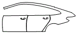 2018 BMW 6 Series  Base Door and Rear Fender Kit - PPF