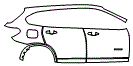 2017 BMW X1 Door and Rear Fender Kit - PPF