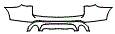 2021 BMW X1 X Line Rear Bumper Kit - PPF