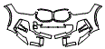 2022 BMW X1 M Sport Bumper Kit - PPF