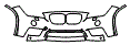 2014 BMW X1 M Sport Line Bumper Kit - PPF