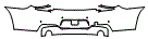 2014 BMW 640 Coupe M Sport Rear Bumper Kit - PPF