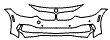 2014 BMW 435 Covertible Luxury Line Bumper Kit - PPF