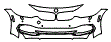 2018 BMW 4 Series Convertible Base Bumper Kit - PPF