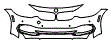 2019 BMW 4 Series  Sport Line Bumper Kit - PPF