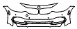 2020 BMW 4 Series Bumper Kit - PPF