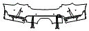 2021 BMW 4 Series Rear Bumper Kit - PPF